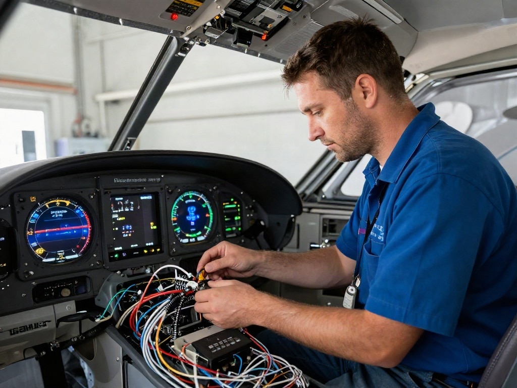 Avionik Wartung Businessjet
