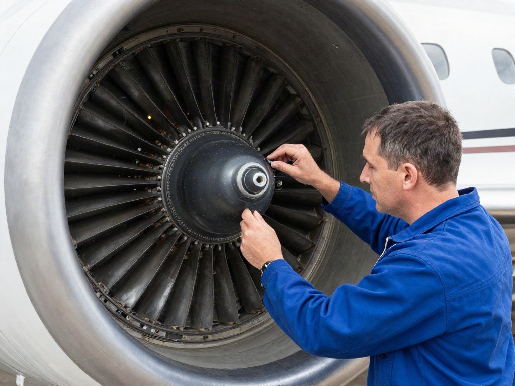 Businessjet Triebwerkswartung