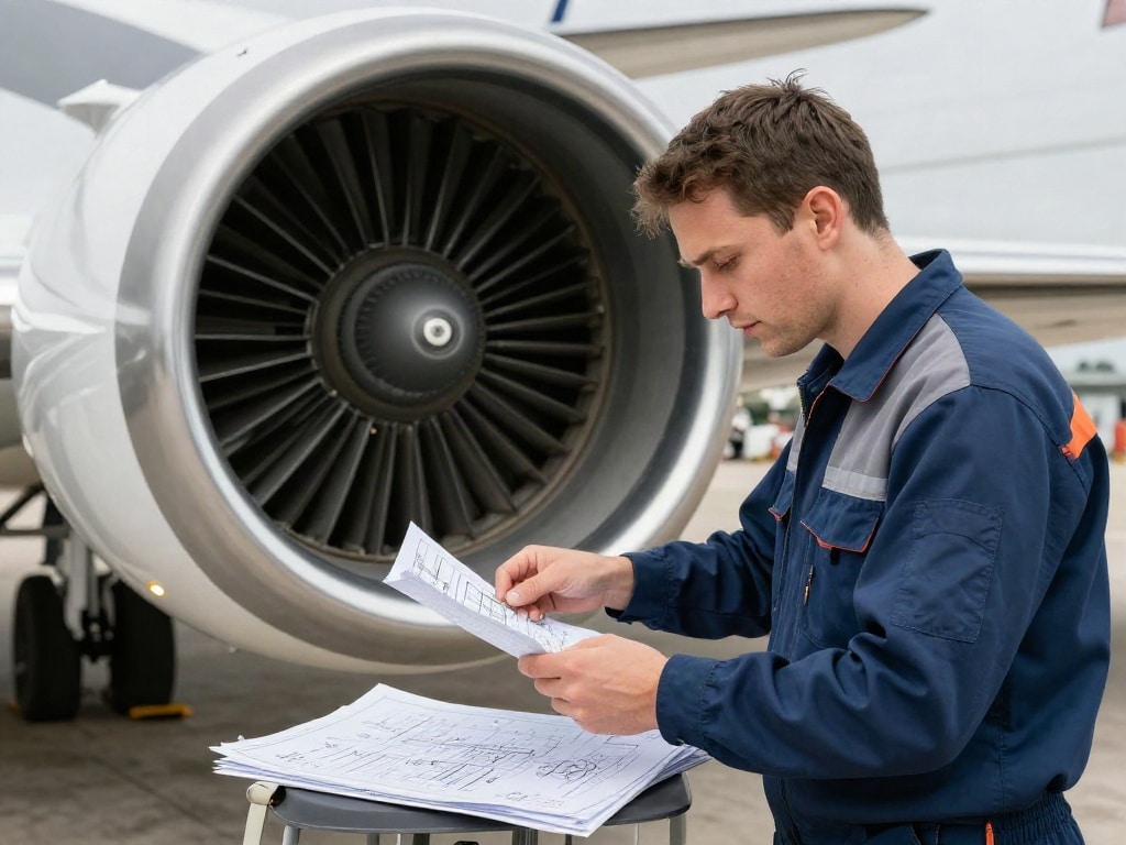 Businessjet Wartung