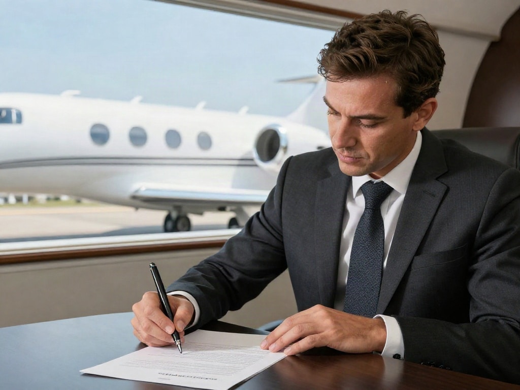 Closing Privatjet Kauf