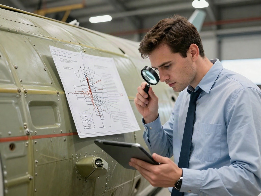 Druckzyklen Flugzeugalterung