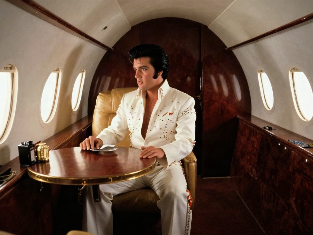 Elvis Presley Learjet
