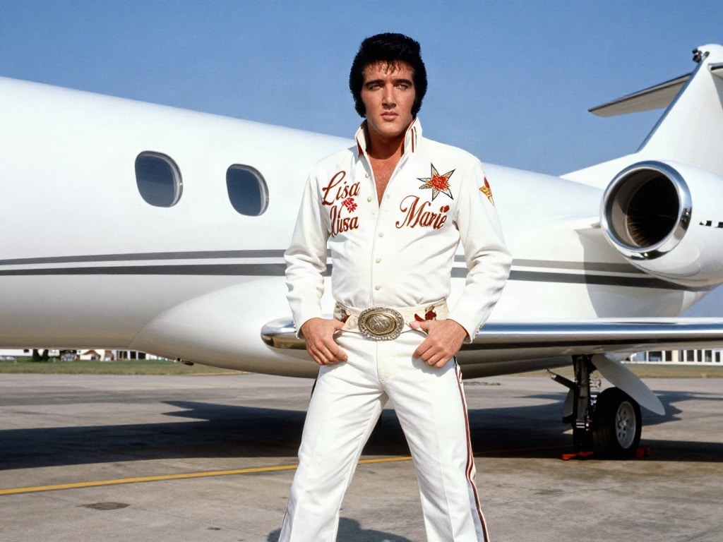 Elvis Presley Learjet