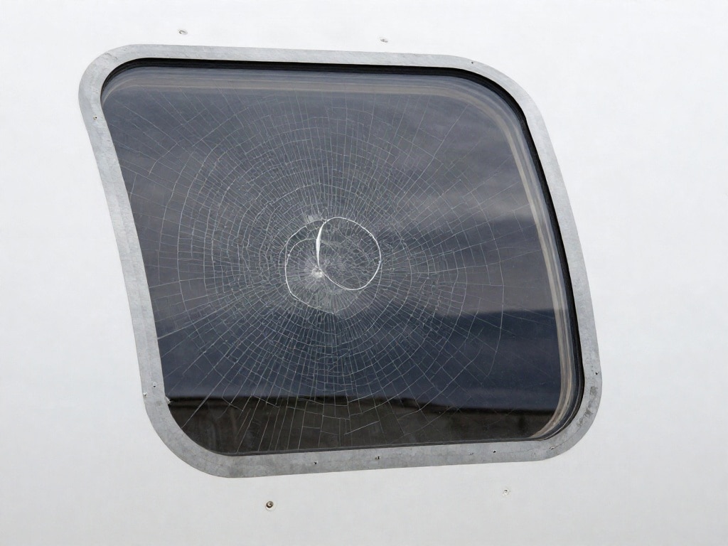 Flugzeugfenster Wartung