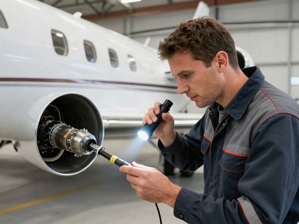 Hydrauliksystem Wartung Businessjet