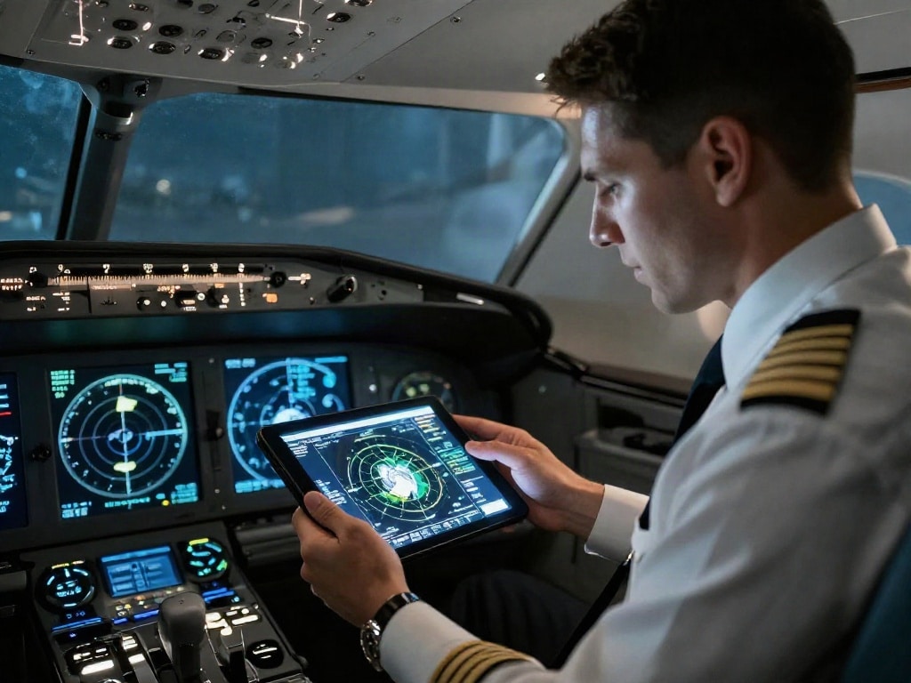 Privatjet schlechtes Wetter