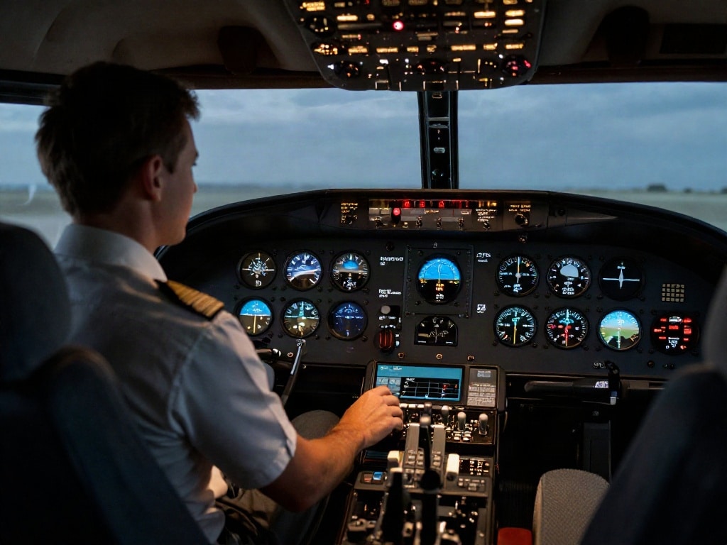 Learjet Cockpit