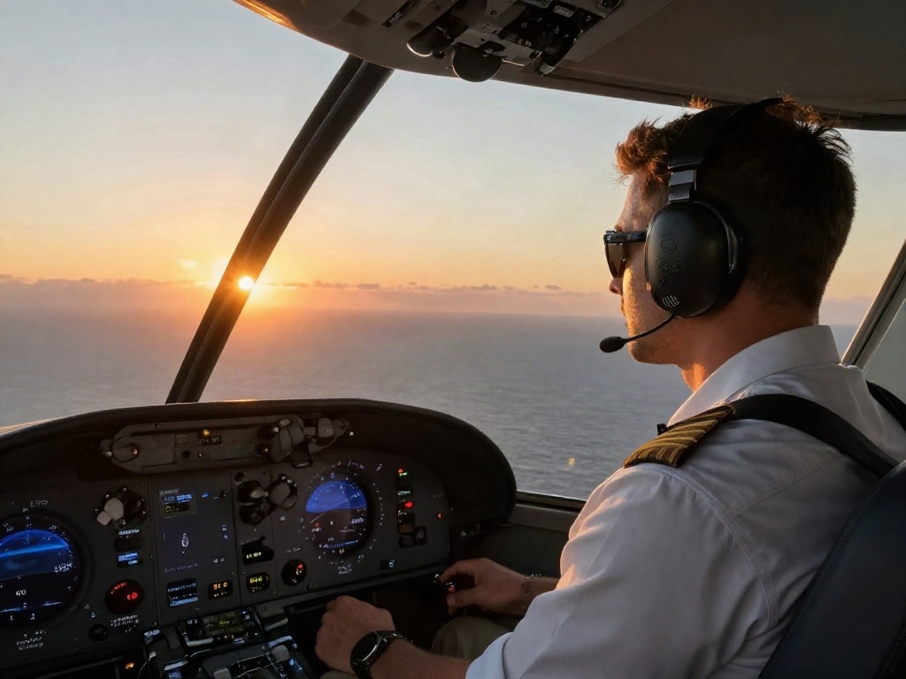 Learjet Weltumrundung