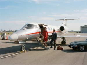 Learjet Werbung Geschichte
