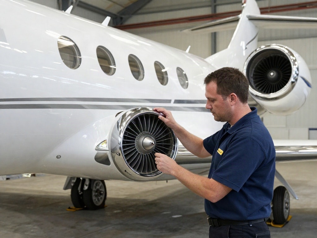 Learjet Werkstatt