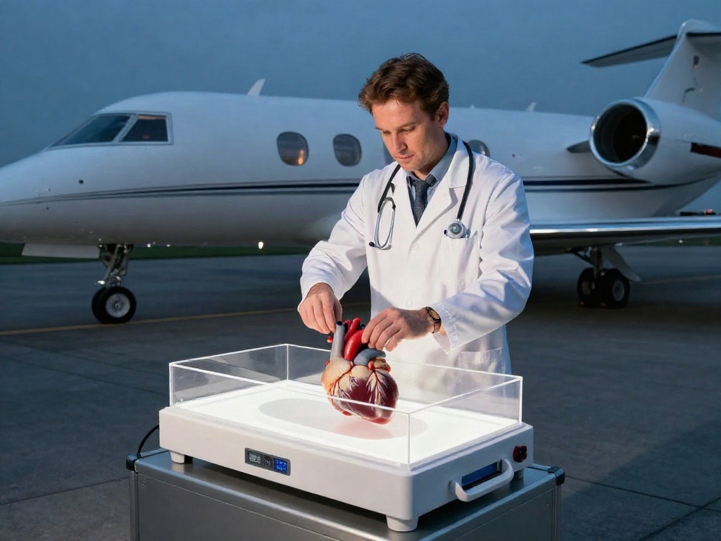 Learjet Organtransport