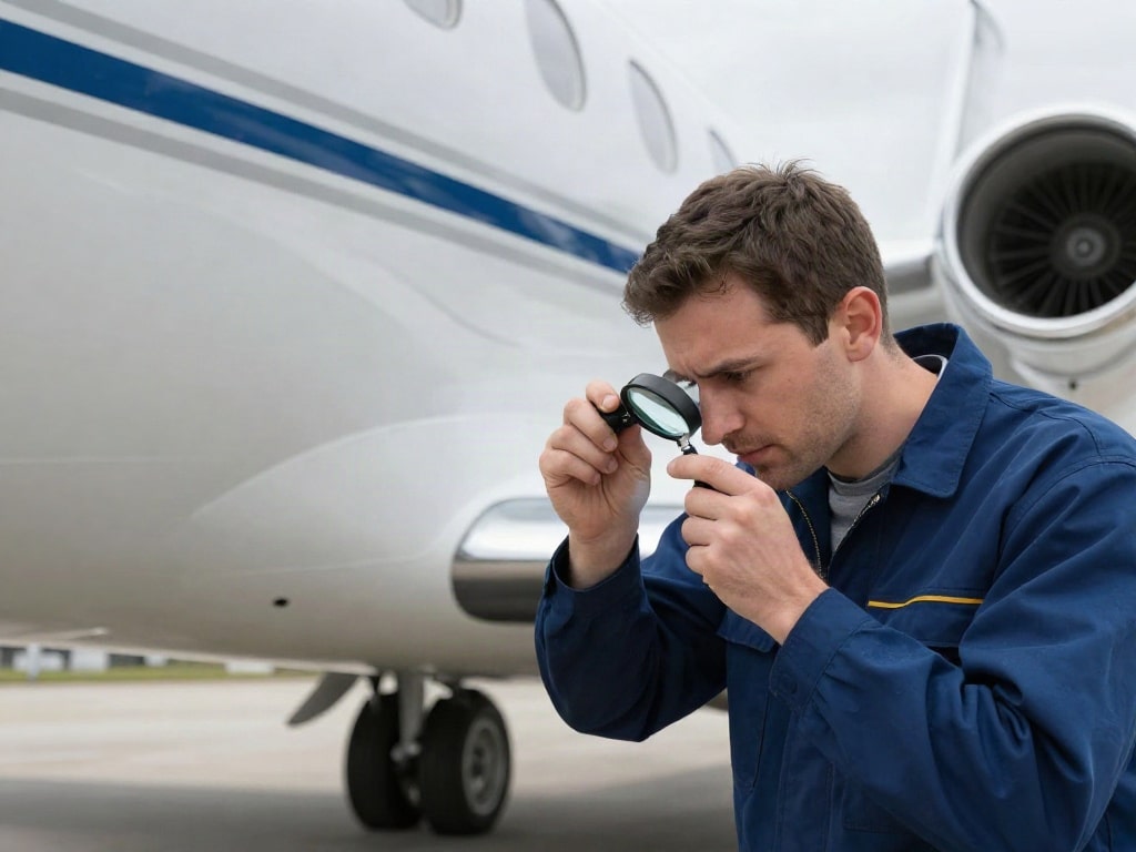 Materialermüdung Businessjet Wartung