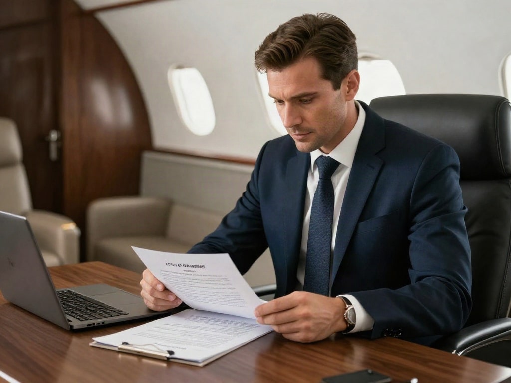 Privatjet Charter stornieren