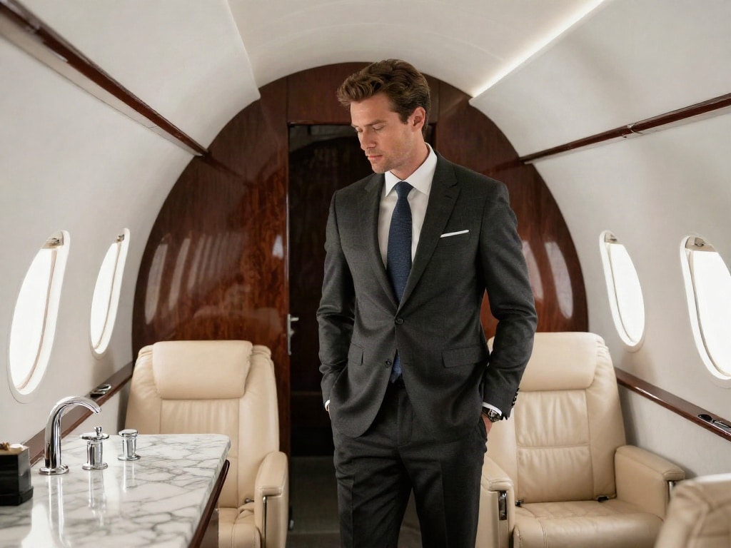 Privatjet Innenausstattung