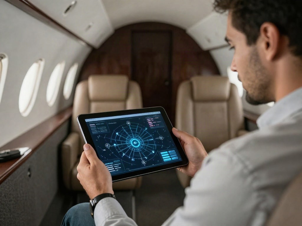 Privatjet WLAN