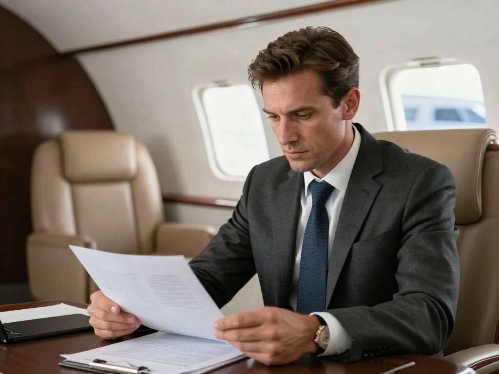 Privatjet privat oder Unternehmen