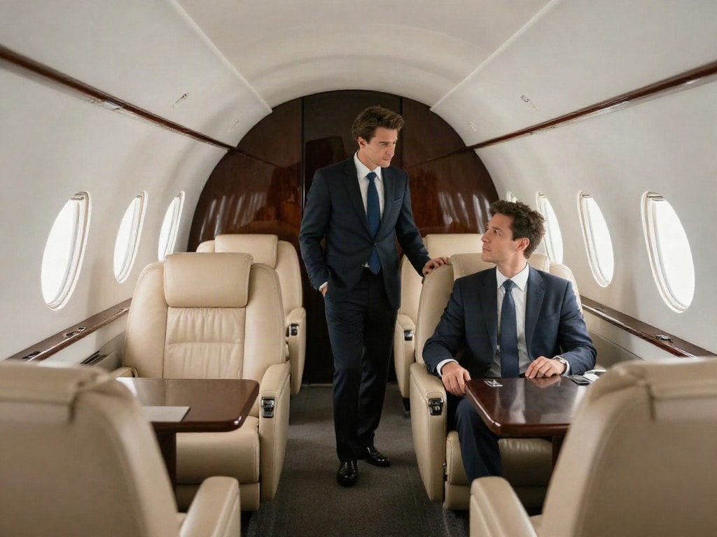 Privatjet Sitzplätze