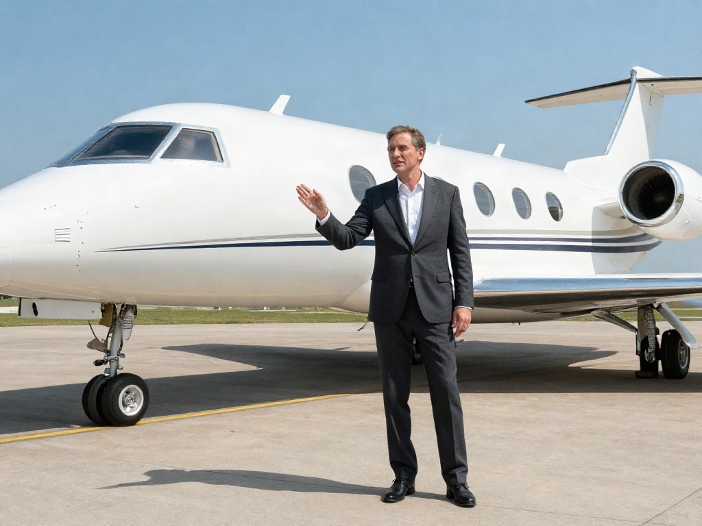 Privatjet vs First Class Business Class