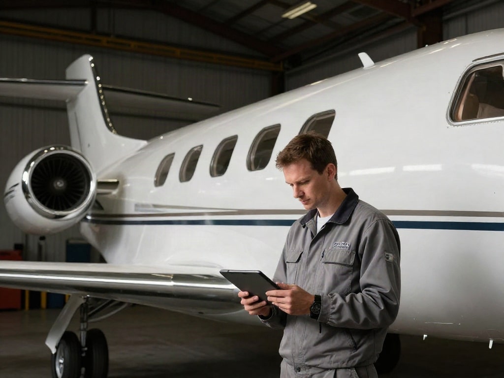 Learjet letzte Landung