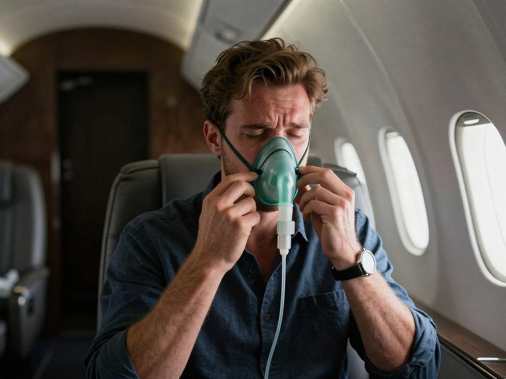 Privatjet Druckverlust