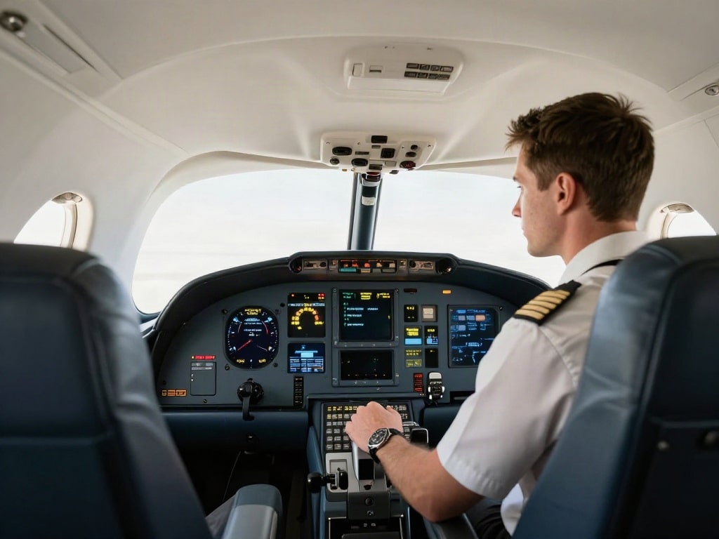 Privatjet Triebwerksausfall