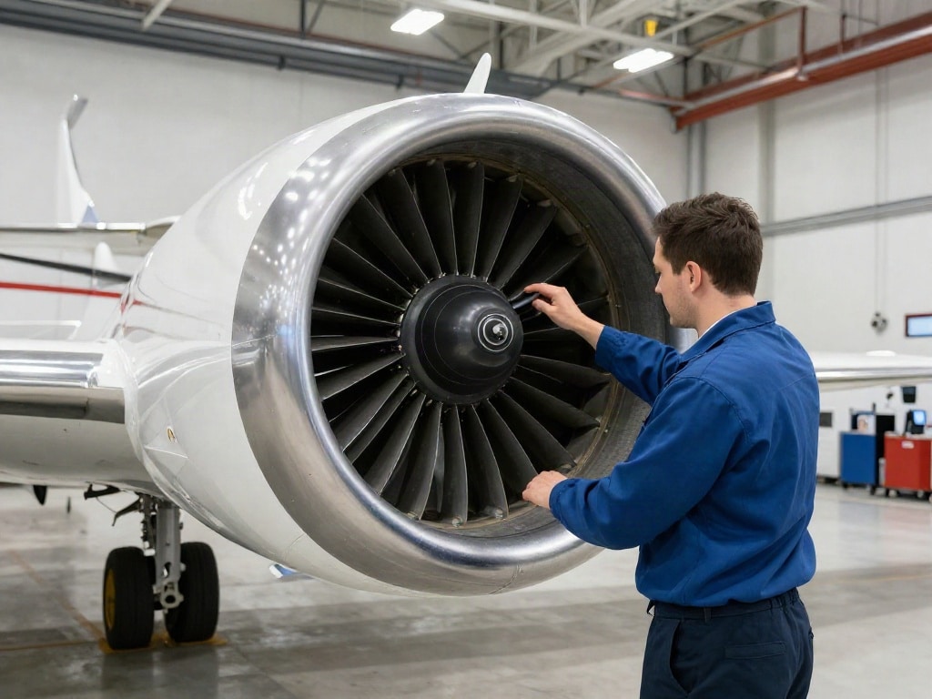 Businessjet warten freigeben
