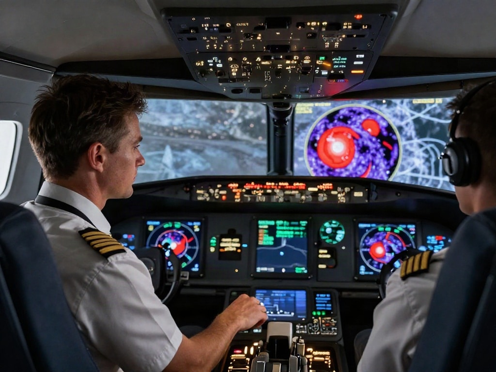 Businessjet Wetterradar