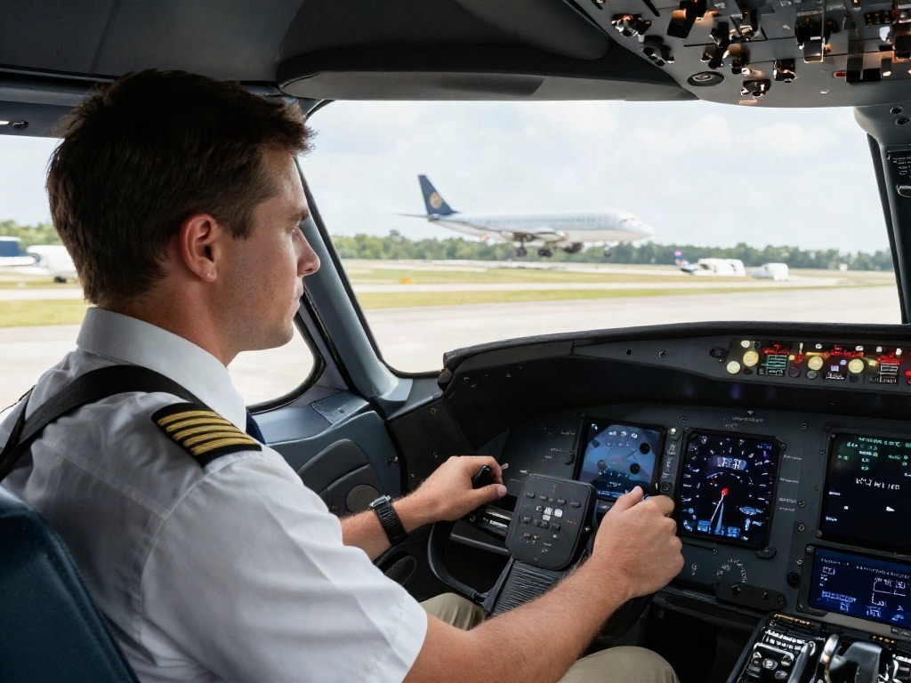 Businessjet Flugzeugbremsen