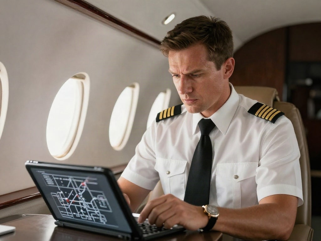 Businessjet elektrisches System