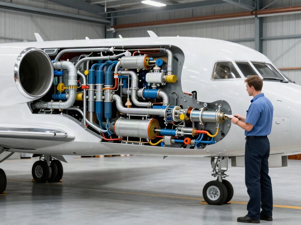 Businessjet Hydrauliksystem