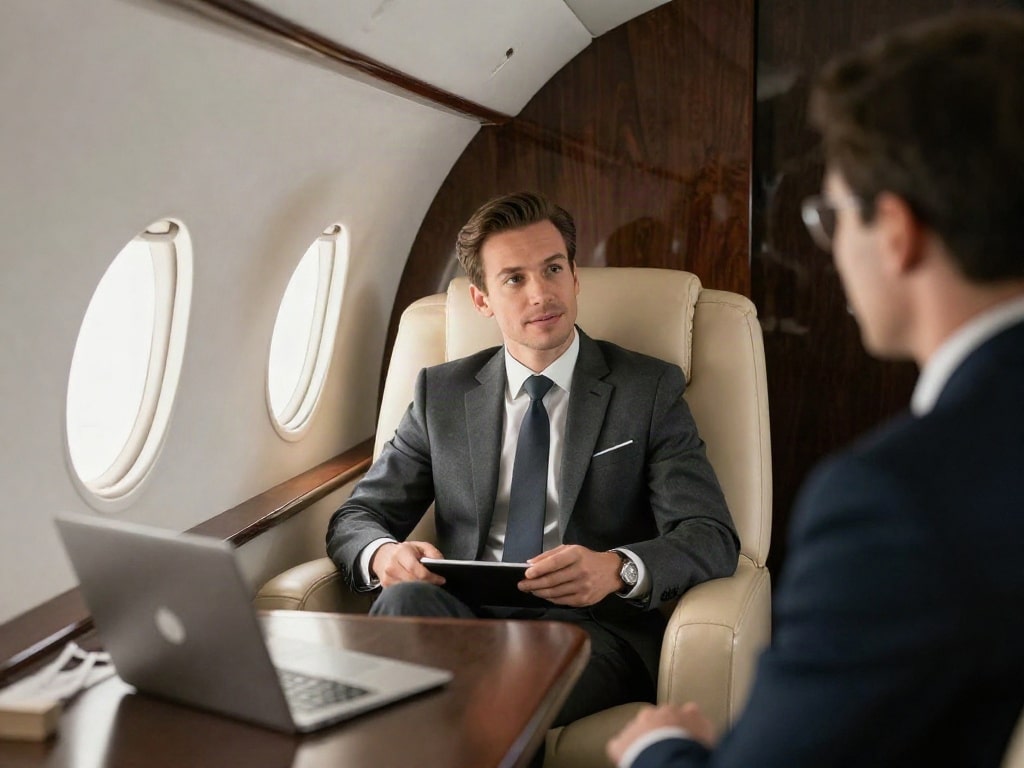 Privatjet Lautstärke