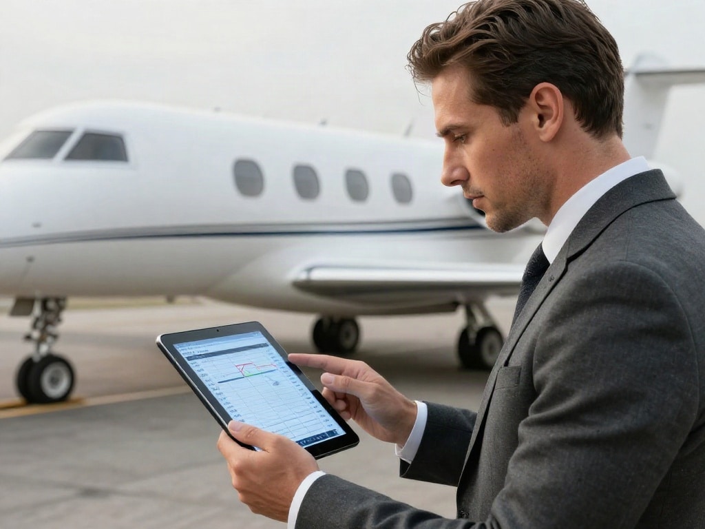 Privatjet für Charterflug wählen