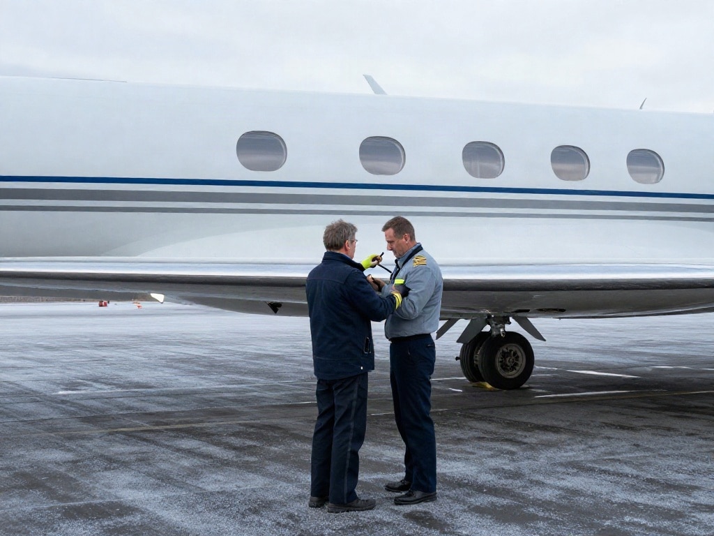 Businessjet Vereisungsschutz